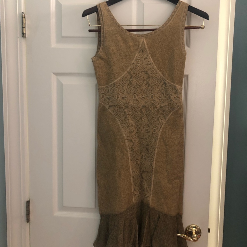 Gold Zac Posen dress